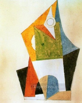 パブロ・ピカソ Painting - 幾何学的構成 1920 年キュビズム パブロ・ピカソ